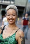 Amsterdam 21 juni 2017 
Sonja Silva met haar zoon en partner Pyke Pos.