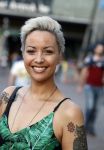 Amsterdam 21 juni 2017 
Sonja Silva met haar zoon en partner Pyke Pos.