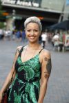 Amsterdam 21 juni 2017 
Sonja Silva met haar zoon en partner Pyke Pos.