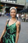 Amsterdam 21 juni 2017 
Sonja Silva met haar zoon en partner Pyke Pos.