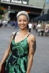 Amsterdam 21 juni 2017 
Sonja Silva met haar zoon en partner Pyke Pos.