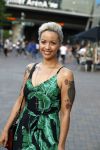 Amsterdam 21 juni 2017 
Sonja Silva met haar zoon en partner Pyke Pos.
