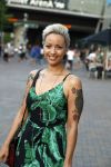 Amsterdam 21 juni 2017 
Sonja Silva met haar zoon en partner Pyke Pos.