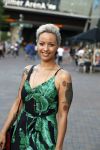 Amsterdam 21 juni 2017 
Sonja Silva met haar zoon en partner Pyke Pos.