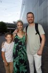 Amsterdam 21 juni 2017 
Sonja Silva met haar zoon en partner Pyke Pos.