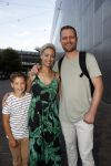 Amsterdam 21 juni 2017 
Sonja Silva met haar zoon en partner Pyke Pos.