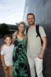 Amsterdam 21 juni 2017 
Sonja Silva met haar zoon en partner Pyke Pos.