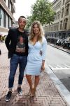 Amsterdam 8 juni 2017 
Talkies terras awards in het W hotel. Stephanie Tency met haar compagnon