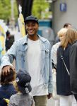 Amsterdam 17 juni 2017
Premiere Verschrikkelijke Ikke in Pathe Arena. Sunnery james met zijn zoon Phyllon Gorre