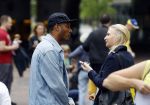 Amsterdam 17 juni 2017
Premiere Verschrikkelijke Ikke in Pathe Arena. Sunnery james met zijn zoon Phyllon Gorre. Annette de Vries