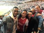 Schiphol Stockholm 24 mei 2017
Ajax Manchester United, finale europa leaque. Sunnery james en Ryan Marciano