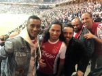 Schiphol Stockholm 24 mei 2017
Ajax Manchester United, finale europa leaque. Sunnery james en Ryan Marciano