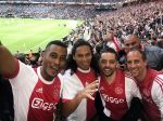 Schiphol Stockholm 24 mei 2017
Ajax Manchester United, finale europa leaque. Sunnery james en Ryan Marciano