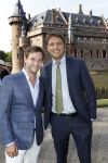 Haarzuilens 21 juni 2017
Haringparty bij kasteel de Haar. Thomas Rietrae met een collega