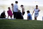 Amsterdam Amsterdamse Bos 17 juni 2017
Vincent Croiset met zijn zoons , zijn vriendin Tina de Bruin en hun baby Teddy , Annemarie Jung en Eva v d Gught met man en dochter