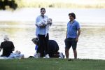 Amsterdam Amsterdamse Bos 17 juni 2017
Vincent Croiset met zijn zoons , zijn vriendin Tina de Bruin en hun baby Teddy , Annemarie Jung en Eva v d Gught met man en dochter