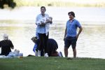 Amsterdam Amsterdamse Bos 17 juni 2017
Vincent Croiset met zijn zoons , zijn vriendin Tina de Bruin en hun baby Teddy , Annemarie Jung en Eva v d Gught met man en dochter
