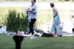 Amsterdam Amsterdamse Bos 17 juni 2017
Vincent Croiset met zijn zoons , zijn vriendin Tina de Bruin en hun baby Teddy , Annemarie Jung en Eva v d Gught met man en dochter