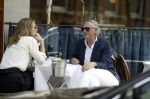 Amsterdam 29 mei 2017 
Victor Muller met een kennis op terras bij George
