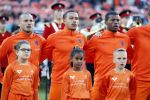 Rotterdam 9 juni 2017
Nederland - Luxemburg in de kuip . De wedstrijd dat Wesley Sneijder record international wordt en waar Ruud Gullit en Dick Advocaat voor het eerst bondscoach en assistent zijn. Yolanthe Sneijder Cabau zit op de tribune met zoons Jessey en Xess Xava