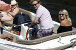 Amsterdam 26 mei 2017 
Wesly Bronkhorst met zijn nieuwe vriendin Marieke v Rootselaar en familie aan het varen met zijn sloep