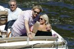 Amsterdam 26 mei 2017 
Wesly Bronkhorst met zijn nieuwe vriendin Marieke v Rootselaar en familie aan het varen met zijn sloep