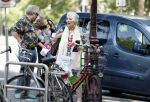 Amsterdam 3 juni 2017 
Xaviera Hollander met haar man Philip de Haan in Amsterdam