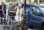 Amsterdam 3 juni 2017 
Xaviera Hollander met haar man Philip de Haan in Amsterdam