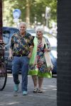 Amsterdam 3 juni 2017 
Xaviera Hollander met haar man Philip de Haan in Amsterdam