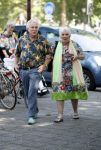 Amsterdam 3 juni 2017 
Xaviera Hollander met haar man Philip de Haan in Amsterdam