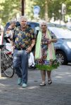 Amsterdam 3 juni 2017 
Xaviera Hollander met haar man Philip de Haan in Amsterdam