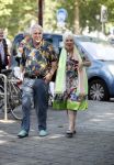 Amsterdam 3 juni 2017 
Xaviera Hollander met haar man Philip de Haan in Amsterdam