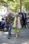 Amsterdam 3 juni 2017 
Xaviera Hollander met haar man Philip de Haan in Amsterdam