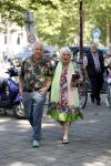 Amsterdam 3 juni 2017 
Xaviera Hollander met haar man Philip de Haan in Amsterdam