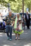 Amsterdam 3 juni 2017 
Xaviera Hollander met haar man Philip de Haan in Amsterdam