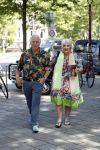 Amsterdam 3 juni 2017 
Xaviera Hollander met haar man Philip de Haan in Amsterdam