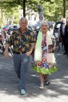 Amsterdam 3 juni 2017 
Xaviera Hollander met haar man Philip de Haan in Amsterdam