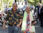 Amsterdam 3 juni 2017 
Xaviera Hollander met haar man Philip de Haan in Amsterdam