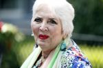 Amsterdam 3 juni 2017 
Xaviera Hollander met haar man Philip de Haan in Amsterdam