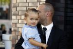 Nieuwegein 10 juni 2017
Feest voor Wesley Sneijder bij Will's in nieuwgein tbv het feit dat hij recordinternational voor nederland is geworden. wesley met zijn zoons Jessey en Xess Xava