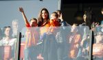 Rotterdam 9 juni 2017
Nederland - Luxemburg in de kuip . De wedstrijd dat Wesley Sneijder record international wordt en waar Ruud Gullit en Dick Advocaat voor het eerst bondscoach en assistent zijn. Yolanthe Sneijder Cabau zit op de tribune met zoons Jessey en Xess Xava