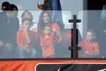 Rotterdam 9 juni 2017
Nederland - Luxemburg in de kuip . De wedstrijd dat Wesley Sneijder record international wordt en waar Ruud Gullit en Dick Advocaat voor het eerst bondscoach en assistent zijn. Yolanthe Sneijder Cabau zit op de tribune met zoons Jessey en Xess Xava