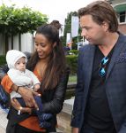 Tilburg, 2 Juni 2018 GC Prise d'Eau
Legends Golf Trophy
Airen Mylene en vriend Taeke Taekema en zoontje Bodhi Doeke Taekema