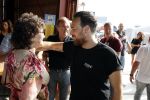 Amsterdam 31 mei 2018
Boekpresentatie Katja Schuurman â€œKatja was Hierâ€ Arne Toonen met schoonmoeder