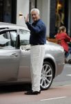 Amsterdam 24 mei 2018
Bram Moszkowicz doet boodschappen op de beethovenstraat.