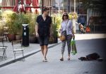 Amsterdam 21 mei 2018
Candy Dulfer met haar nieuwe vriend Rafael Nagelkerke. Candy heeft nieuw huis gekocht en Rafael heeft de sleutel.
