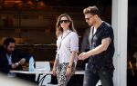 Amsterdam 21 mei 2018
Candy Dulfer met haar nieuwe vriend Rafael Nagelkerke. Candy heeft nieuw huis gekocht en Rafael heeft de sleutel.