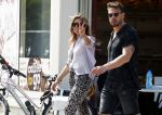 Amsterdam 21 mei 2018
Candy Dulfer met haar nieuwe vriend Rafael Nagelkerke. Candy heeft nieuw huis gekocht en Rafael heeft de sleutel.