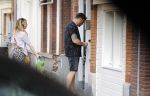 Amsterdam 21 mei 2018
Candy Dulfer met haar nieuwe vriend Rafael Nagelkerke. Candy heeft nieuw huis gekocht en Rafael heeft de sleutel.