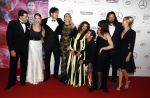 Amsterdam 1 juni 2018
Premiere Nationaal ballet in stopera. Charlie Chan Dagelet (zwanger) en Job Reuten, Hanna Verboom, Ralph Nauta en Margriet Planting en Wende Snijders